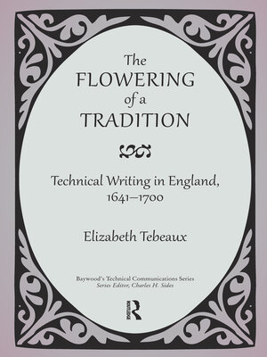 cover image of The Flowering of a Tradition